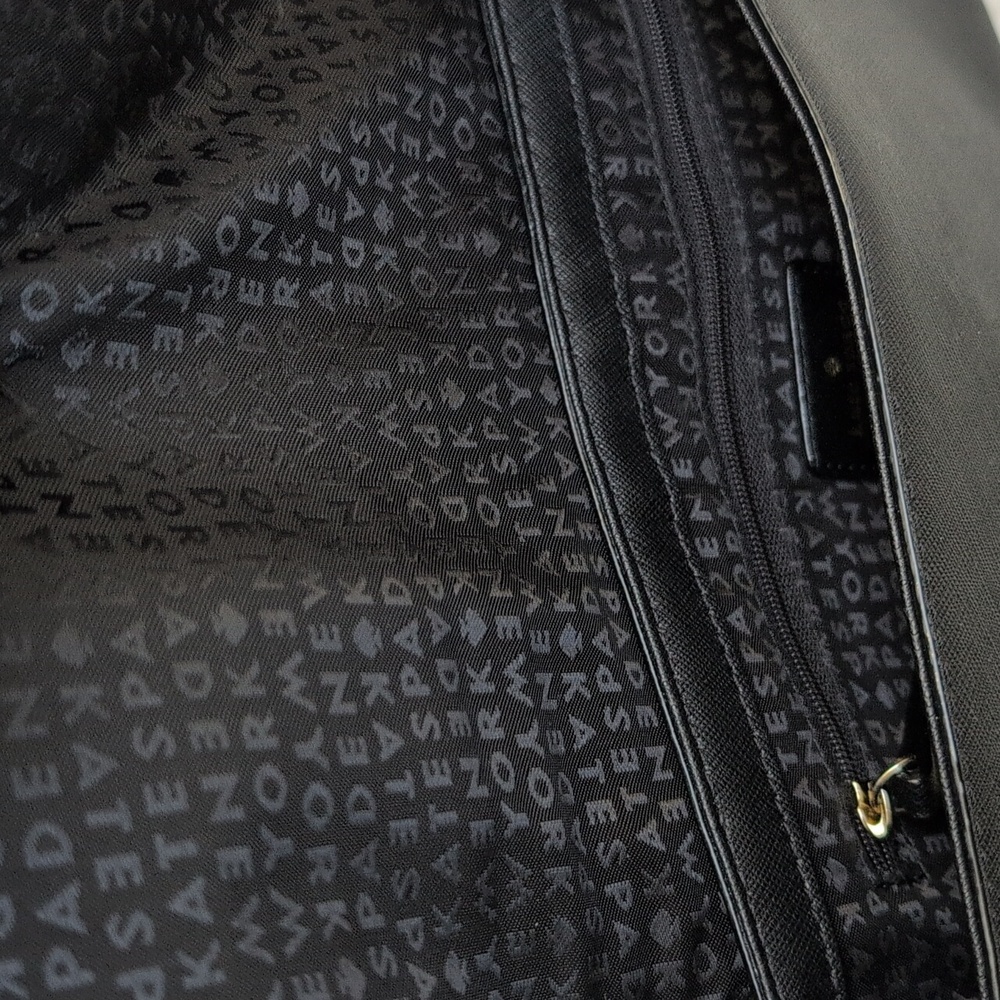 Kate Spade Black Saffiano Leather Crossbody Bag EUC - Picture 7 of 8